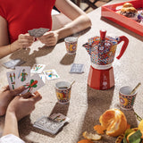 Bialetti Moka express Dolce & Gabbana 6 koppar Röd