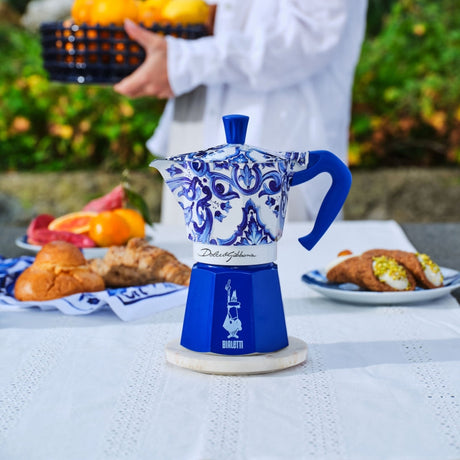 Bialetti Moka express Dolce & Gabbana 6 koppar Blå