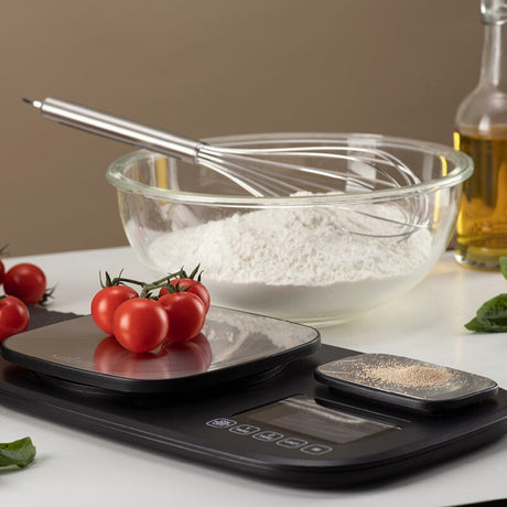 Sabor Ultimate köksvåg med två zoner 0,2g–1kg + 1g–10kg