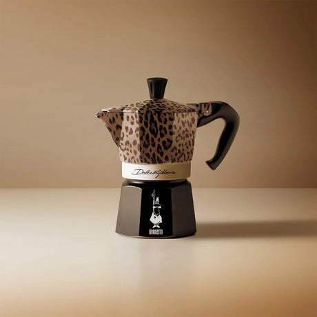 Bialetti Moka express Dolce & Gabbana 3 koppar Leopardo