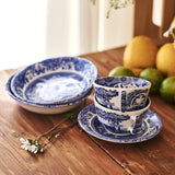 Spode Blue Italian Frukostkopp & Fat 28 cl