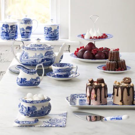 Spode Blue Italian kopp och fat 20 cl