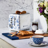 Laura Ashley Brödrost 2-skivor China Rose blå/vit