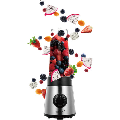 Sabor Ultimate Sportsblender 0,6 L Stål/Svart