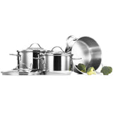 Modern House Kitchen Essentials grytset 3 delar med lock blank