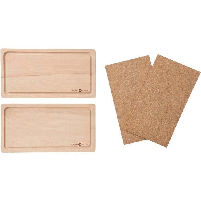 Anders Petter Classic planksteksbräda 31,5x16,5 cm 2-pack