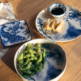 Stiernholm Yan skål 20 cm 60 cl beige/blå