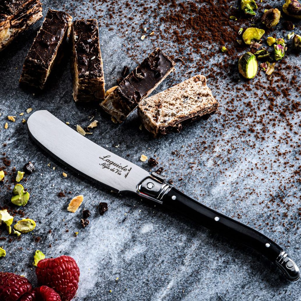 Laguiole style de vie Smörkniv 4-pack svart