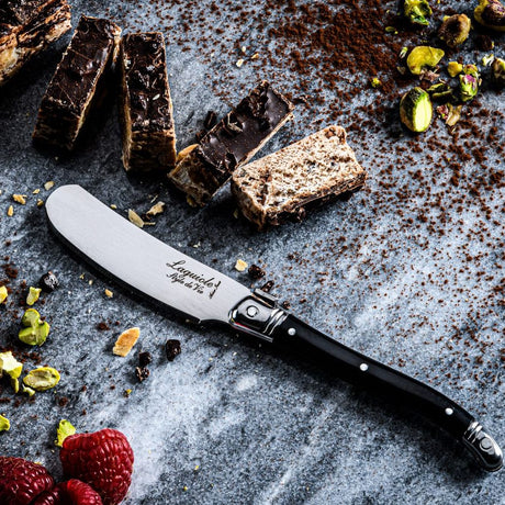 Laguiole style de vie Smörkniv 4-pack svart