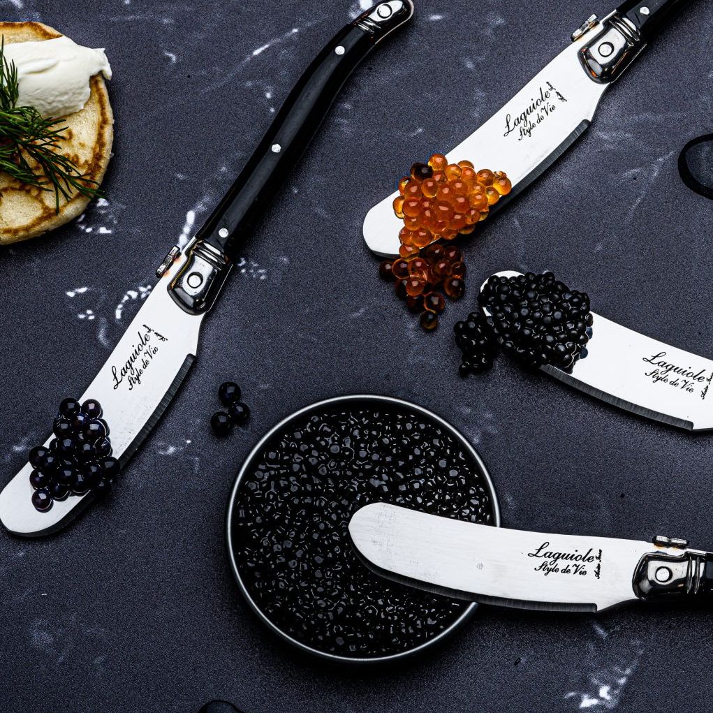 Laguiole style de vie Smörkniv 4-pack svart