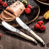 Laguiole style de vie Smörkniv 4-pack pearl