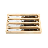 Laguiole style de vie Smörkniv 4-pack rostfritt mörkbrun