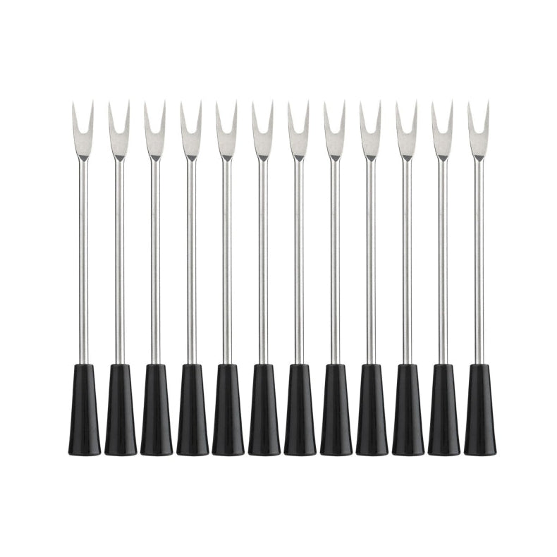 Laguiole style de vie Tapasgaffel 12-pack svart