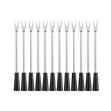 Laguiole style de vie Tapasgaffel 12-pack svart