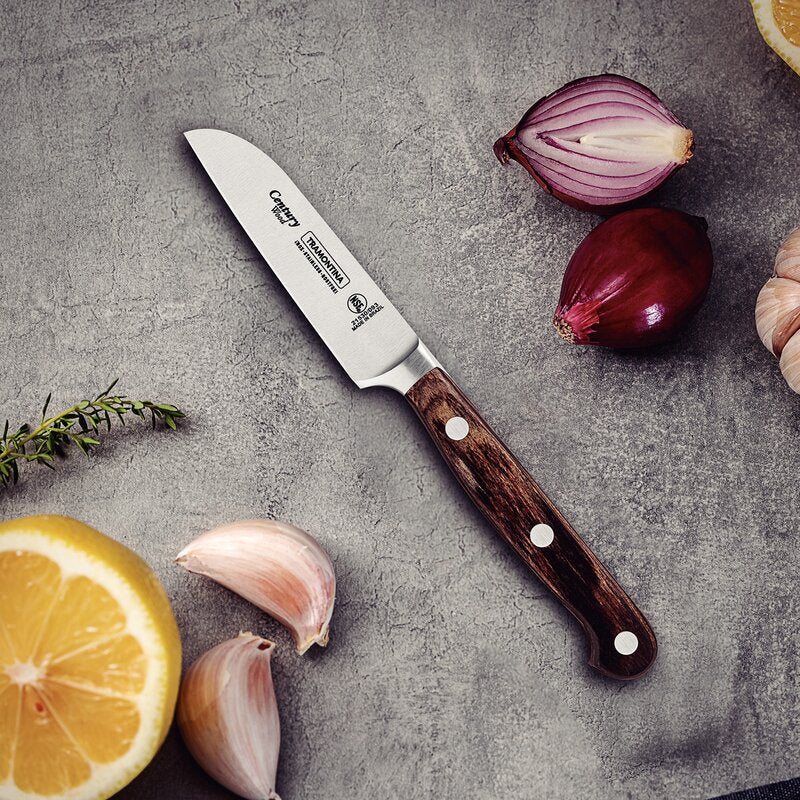 Tramontina Polywood knivset 3 delar brun