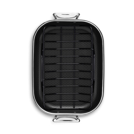 Hexclad Ugnsform hyrbrid med stativ 35x25 cm