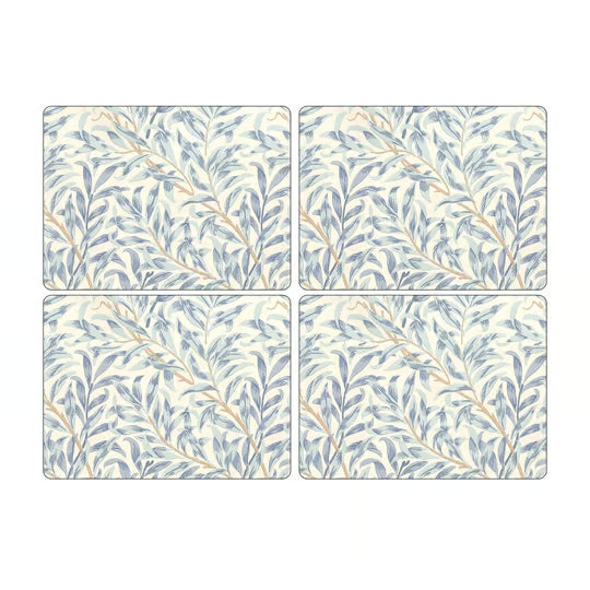 Spode Morris & Co Willow Bough Bordstablett 30x40 cm 4-pack blå