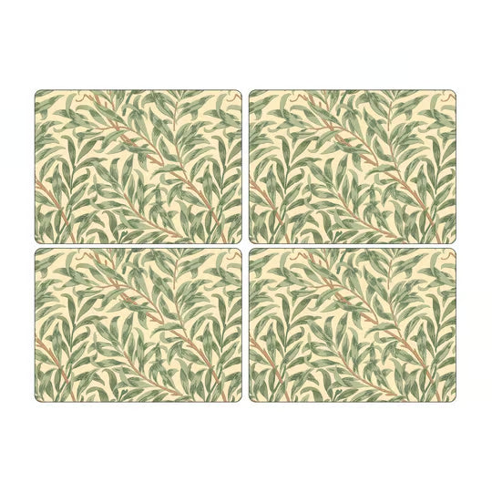 Spode Morris & Co Willow Bough Bordstablett 30x40 cm 4-pack grön