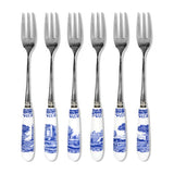 Spode Blue Italian dessertgaffel 6-pack