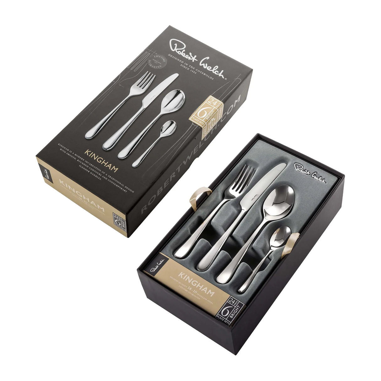 Robert Welch Kingham Bright bestickset 24 delar