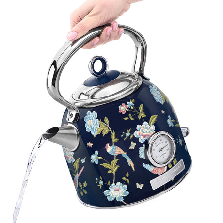 Laura Ashley Dome vattenkokare elektrisk 1,7 L Elveden Navy