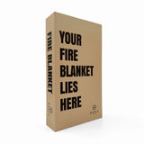 Safly Coffee Table Book med brandfilt 16x28 cm beige