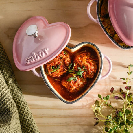 Sabor Mini gjutjärnsgryta 22 cl blush pink