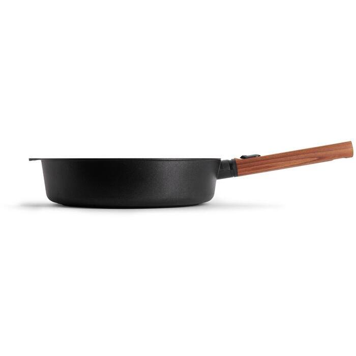 Woll ECO Logic QXR sautépanna 28 cm avtagbart trähandtag