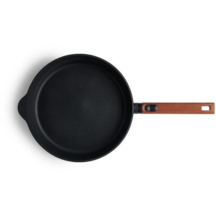 Woll ECO Logic QXR sautépanna 28 cm avtagbart trähandtag