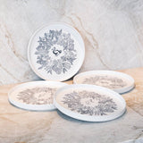 Vargen & Thor Kalle Möller Edition tallrik  4-pack 25 cm