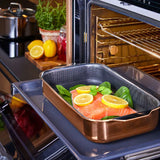 Hâws Santo roaster ugnsform hybrid rose gold 32x18 cm