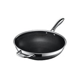 Hexclad Hybrid Wokpanna 30 cm Rostfritt stål