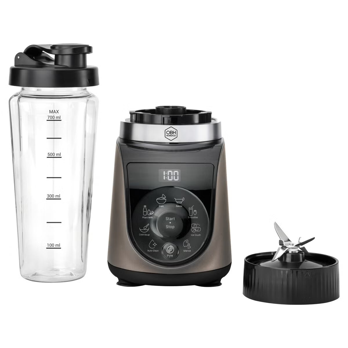 Obh Nordica Blend Up Blender 0,7 L to-go-flaska Brun
