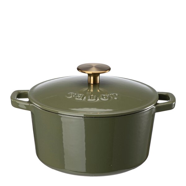 Sabor Gjutjärnsgryta 2L oliv