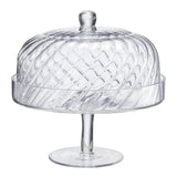 Stiernholm Classic tårtfat med glaskupa 24 cm kristallglas