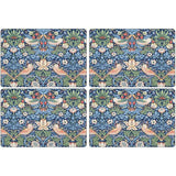 Spode Morris & Co Strawberry Thief Bordstablett 30x40 cm 4-pack Blå