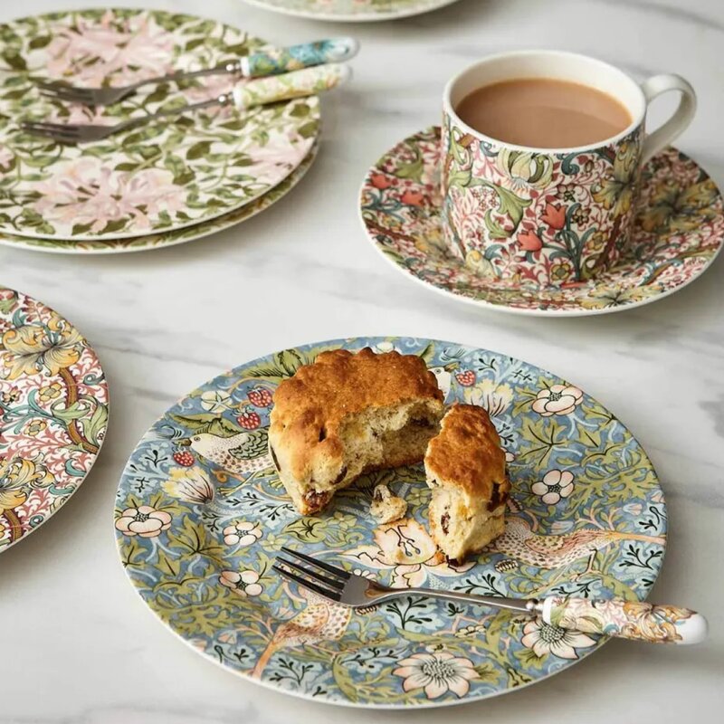 Spode Morris & Co assiett 20 cm 4-pack multi