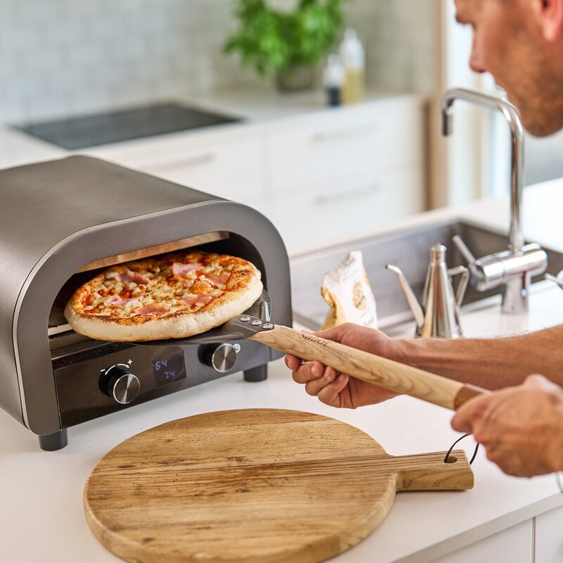 Sabor Napo pizzaspade 70x20 cm gun metal