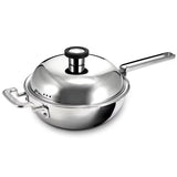 Robert welch 316 Series wok med lock 22 cm rostfritt stål