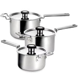 Robert welch 316 Series kastrullset 3 delar rostfritt stål