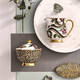 Spode Creatures of Curiosity Sockerskål med lock 20 cl Leopard