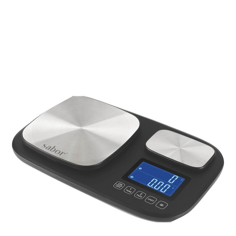 Sabor Ultimate köksvåg med två zoner 0,2g–1kg + 1g–10kg