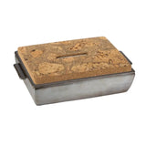 Dutchdeluxes Ugnsform med lock 35 x 23 cm platinum