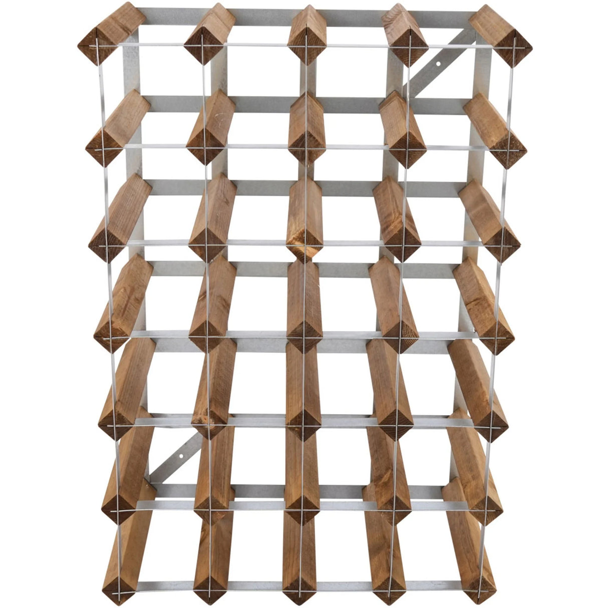Traditional wine rack Vinställ Påbyggnadsbart 30 Flaskor Light oak