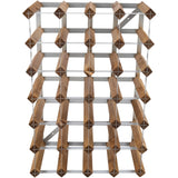Traditional wine rack Vinställ Påbyggnadsbart 30 Flaskor Light oak