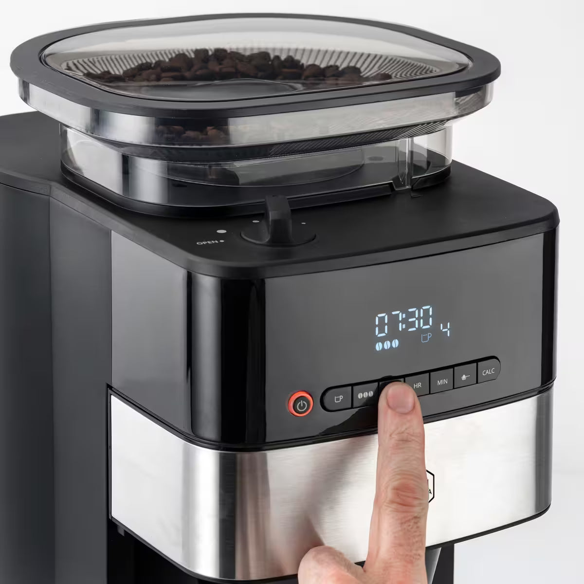 Obh Nordica Grind Aroma kaffebryggare 1,25 L svart