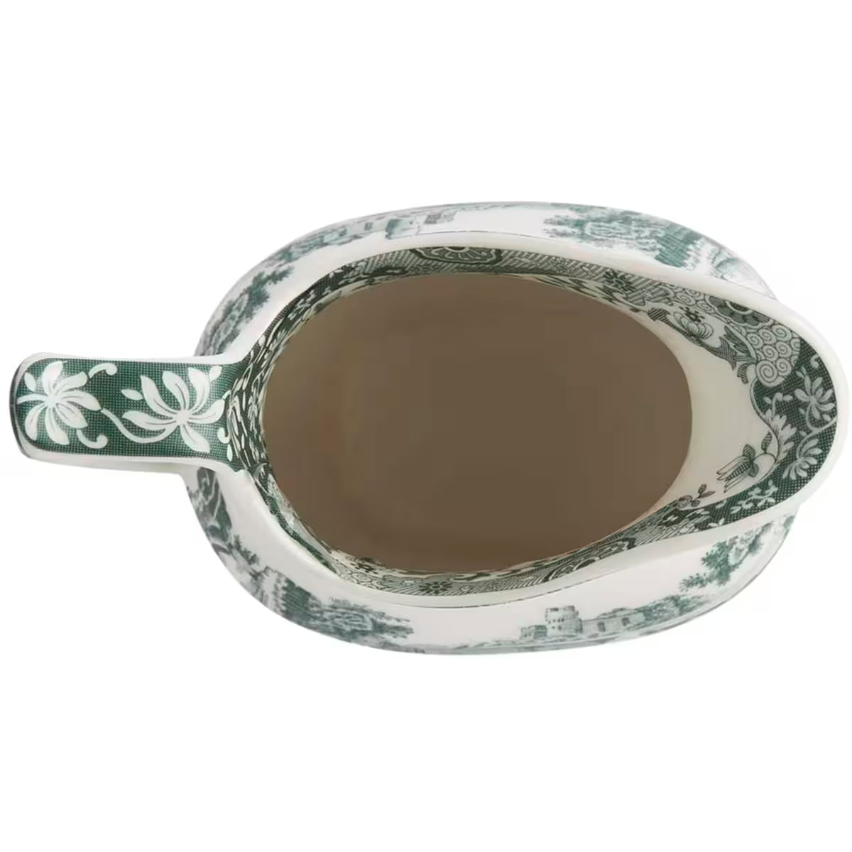 Spode Heritage Green Italian mjölkkanna 22 cl grön/vit