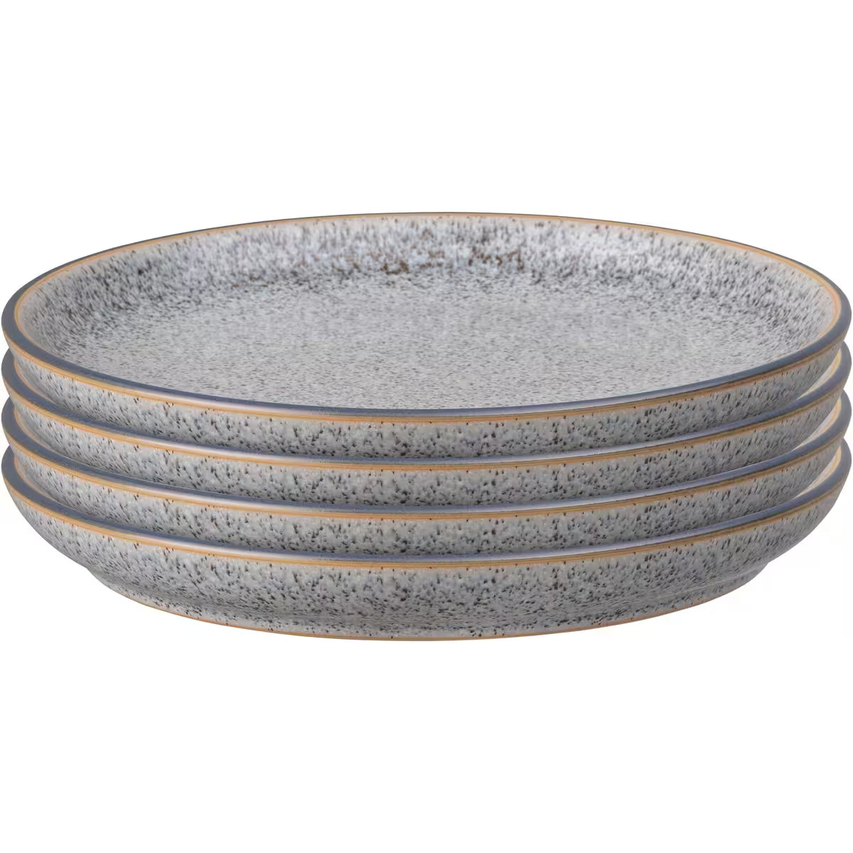 Denby Studio Grey Tallrik 21 cm 4-Pack stengods