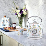 Laura Ashley Dome vattenkokare elektrisk 1,7 L Elveden White