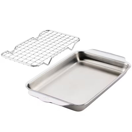 Hestan Ovenbond ugnsplåt med galler 16 x 28 cm